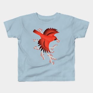 Cardinal bird Kids T-Shirt